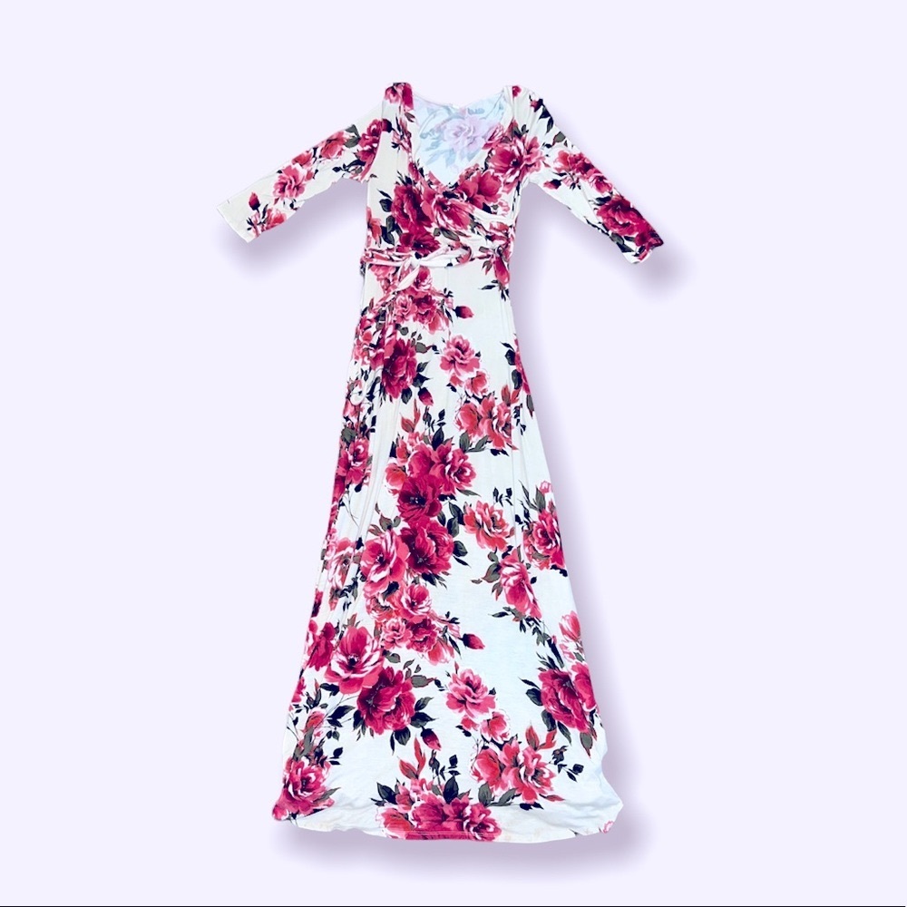 Hello Miz Women’s Maternity Maxi Dress